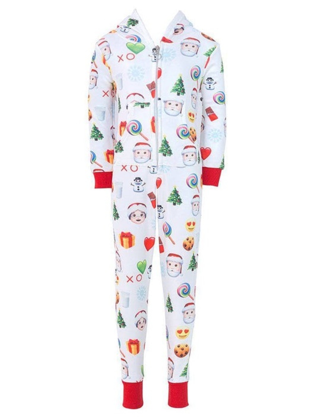 Lola + the Boys NWT Christmas Emoji Onesie Pajamas